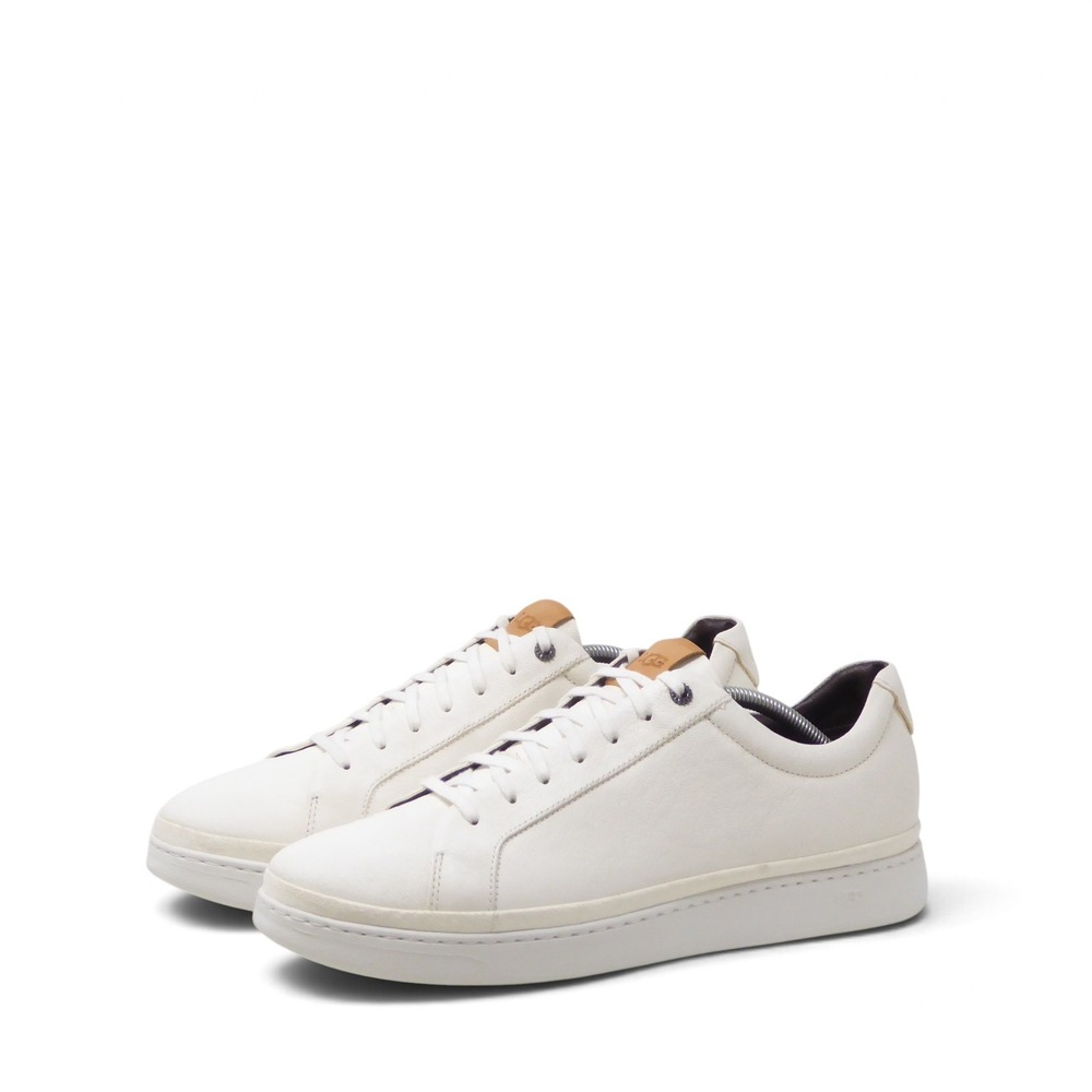 UGG Mens Cali Sneakers Shoes Low Off White Leather Size 11.5